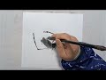 how to paint a simple shrimp in chinese ink