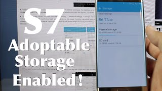 How To Enable Adoptable Storage Galaxy S7 / S7 Edge! or Any Android