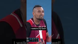 Kyrigos vs The Umpire 😮 #shorts #australianopen #kyrgios