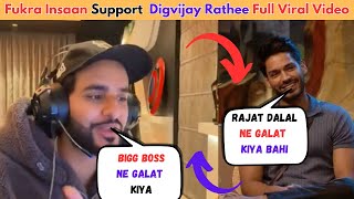 Fukra insaan on Digvijay Rathee #fukrainsaan #digvijayrathee #biggboss #biggboss18