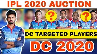 IPL 2020 - Delhi Capitals Auction Startegy For IPL 2020 Auction | Delhi Capitals Squad For IPL 2020
