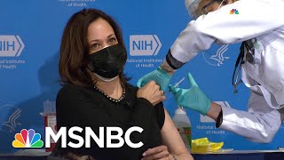 Harris Receives Second Dose Of Covid-19 Vaccine | MSNBC