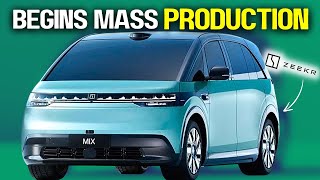 Zeekr Begins Mass Production of Mix Electric Minivan Ahead of Launch