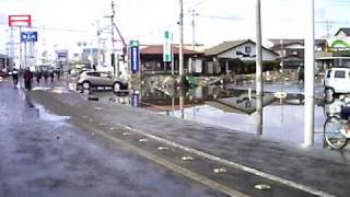 東日本大震災後　宮城県多賀城市