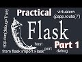 #62 Python Flask Web Development Tutorial Part 1 | #teksolutions #flask