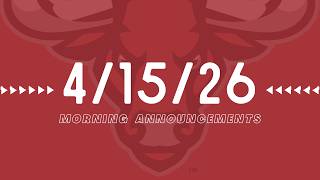 4/15/26 Torres High Morning Announcements TNT Episode 116