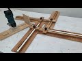 DIY An Adjustable Router Jigs And Precise Rulers || Adjustable Router Template