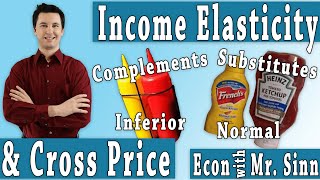 Cross Price Elasticity \u0026 Income Elasticity