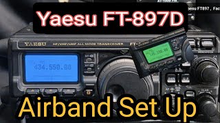 Yaesu FT897 ,  Airband Set Up