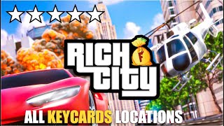 RICH CITY FFA-RP MAP FORTNITE CREATIVE - ALL KEYCARDS LOCATIONS