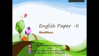 Modifier Part-I