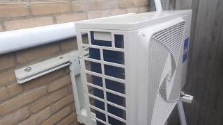 Haier Tundra 2.0 2.5 kW A/C outside unit on full power