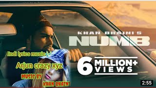 Numb New punjabi songs, Numb Khan Bhaini, Hindi Lyrics song #music
