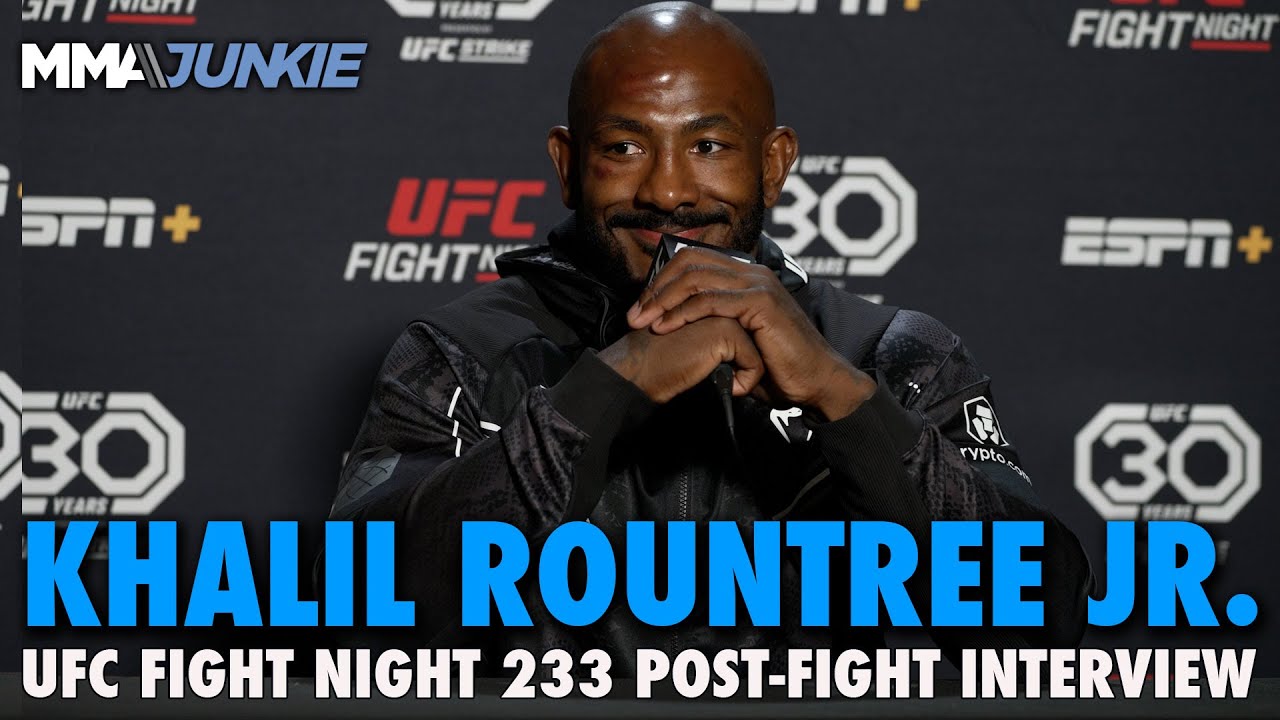 Khalil Rountree Makes Case For Alex Pereira Title Fight After TKO | UFC ...