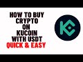 How to buy crypto on KuCoin with USDT