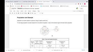 Population Sample NumPy Python