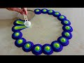 #1651 Satisfying video | Sand art | Navratri rangoli designs | Diwali rangoli design