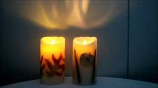 luminara led candle botanical