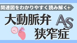 循環器専門医監修【大動脈弁狭窄症】ちょっとイメージしにくい関連図をわかりやすく読み解くと療養指導の必要性が見えてくる