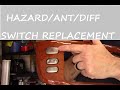 LX470 HAZARD/ANT/DIFF LOCK SWITCH REPLACEMENT