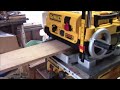 Finishing Sawmill Lumber on My New Dewalt Wood Planer