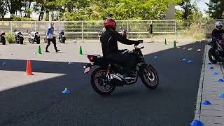 第７０７回　へなちょこライダー走行会　やまぴ〜さん　８の字練習