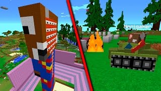 POLICIAS TROLL TROLLEAN CON TANQUE DE TNT | SURVILAND 4.5 EP.30 MINECRAFT SERIE TROLL