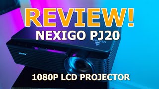 REVIEW! Nexigo PJ20 1080P LCD projector