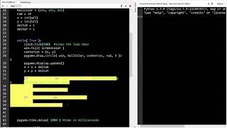 Python - Bouncing Ball & Functions Tutorial 5 (Pygame)