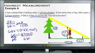 Indirect Measurement: Examples (Basic Geometry Concepts)