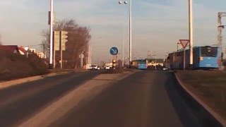 Zagreb:Gajnice,Passing two ZET buses 2