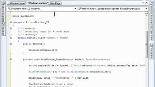 Using FileSystemWatcher in C#