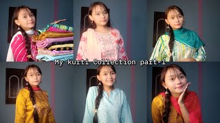 #my Kurti Collection 💜 Part-1 #kokboroknewvideo @SwetaDbVlog #esther