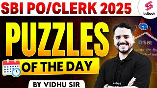 SBI PO/CLERK 2025 Reasoning | SBI Clerk Puzzle Of The Day Set 2 | Reasoning By Vidhu Sir