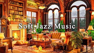 Smooth Jazz Instrumental Music for Work, Unwind Cozy ☕ Coffee Shop Ambience & Re