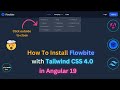 🤯How to install Flowbite with Tailwind CSS 4.0 in Angular 19 | Install Angular 19 with Flowbite