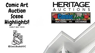 Original Art Hour Comic Art Auction Scene: Heritage Weekly (5/3 + 5/10) + ComicLink Focused (5/11)