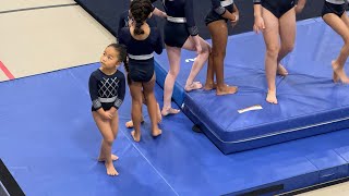 K’s First Gymnastics Meet - Razzle Dazzle - Xcel Bronze Level