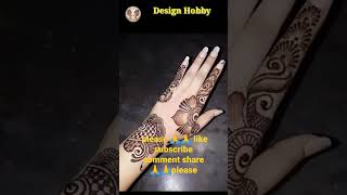 #simple mehndi design✨ #easy mehndi design✨ #henna design#shorts #mehndi design 2023 🙏🙏