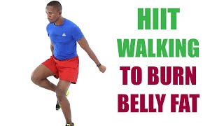 20 Minute HIIT Walking Workout to Burn Belly Fat 🔥 200 Calorie Workout 🔥