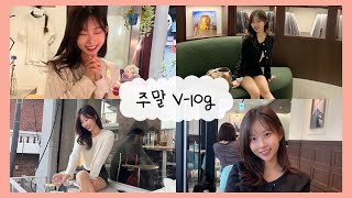 보통의날 | v-log | 주말보내기 | 미리하는생일파티