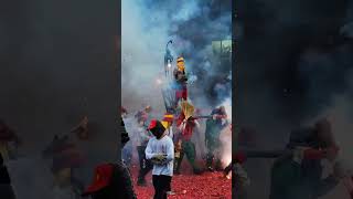 炮炸寒單爺#台東#元宵節 #炸寒襌#taiwan#lanternfestival #taitung #firecracker