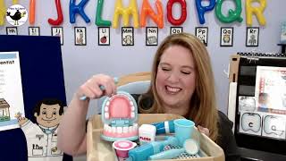 My Teeth – Learning About Healthy Smiles in Online Virtual Preschool Circle Time Class
