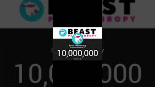 Exact Moment Beast Philanthropy Hit 10 Million Subscribers! | #Shorts [120]