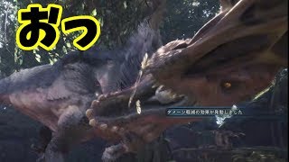 #15【MHW】超巨大アンジャナフ！サイズが桁違いすぎるwww【MONSTER HUNTER WORLD】