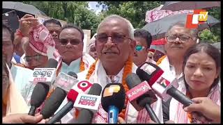 Mati Bachao Manch activists stage protest at Sundergarh Collectorate over illegal special survey