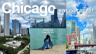 first solo day trip to chicago | food, activities, and navigating travel alone 🌬️🏙️🌊