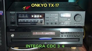 New Audio Gear: Onkyo TX-17 Receiver and Integra CD Changer