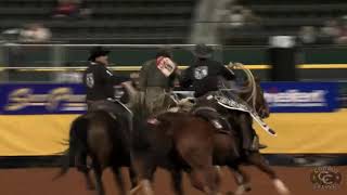 Orin Larsen Rides Calgary Stampede Horse for 90 Points at the WNFR 2020