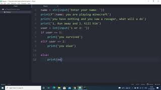 Create a Text Based Adventure Game using Python